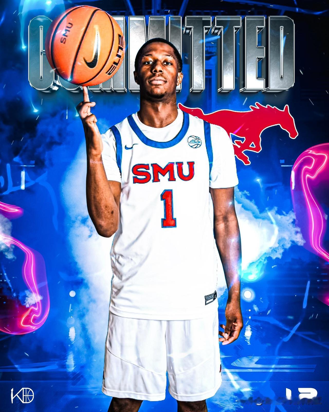 四星控卫Cameron Lomax宣布承诺NCAA男篮 SMU，高四赛季转学至德