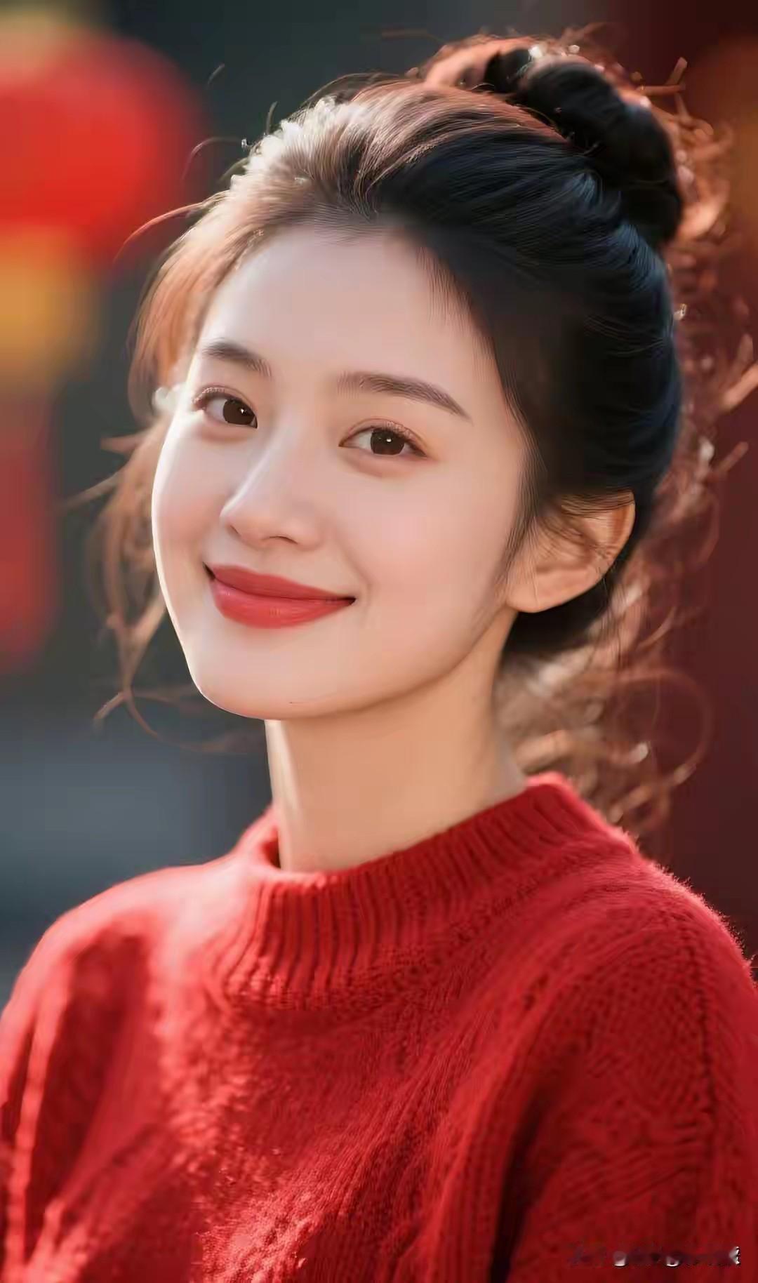 中国之红，红红火火
眉清目秀，美若冠玉
出水芙蓉，美若天仙
国色天香，千娇百媚