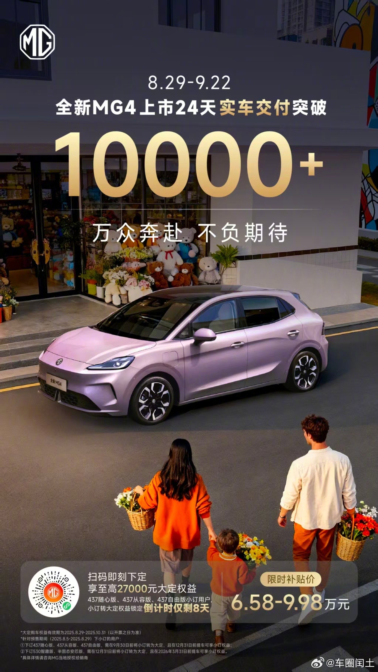 MG总经理秀后台真实订单大v聊车 从8月初到9月中旬，已经有多达二十几款的全新或
