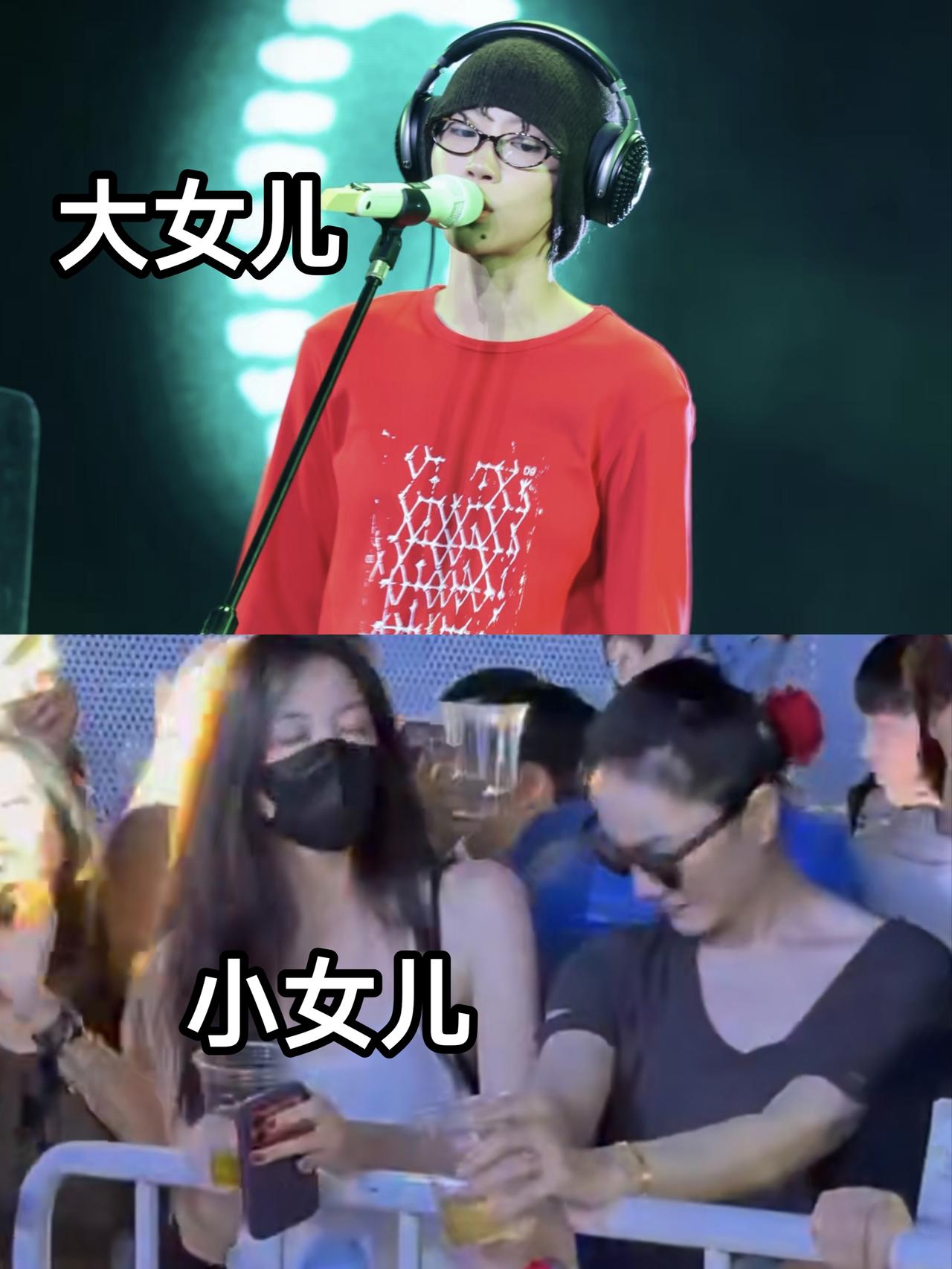 57岁的王菲，
带两个女儿也太快乐了吧，
完全不用管，她自己松弛得要命

这两天