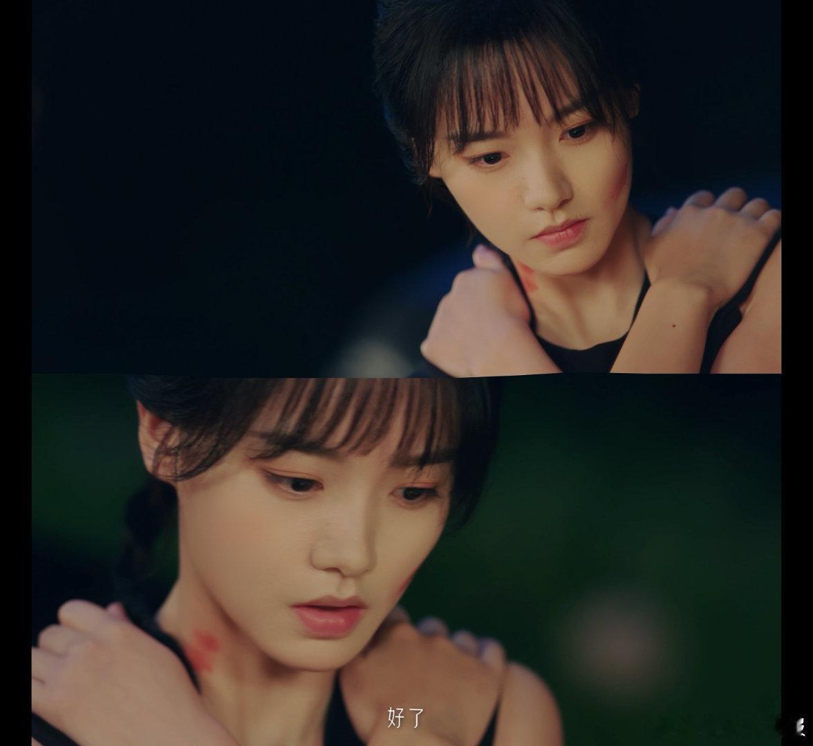 姜之南陆也染血少女完全颠覆以往形象，极致的反差感太绝了～陆也眼神中的愤怒、绝望、