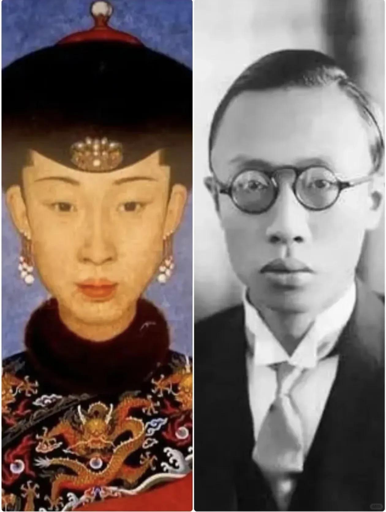 看网上有人争论“美基因影响大”还是“丑基因影响大”。
直接拿出这张图，看看令妃和