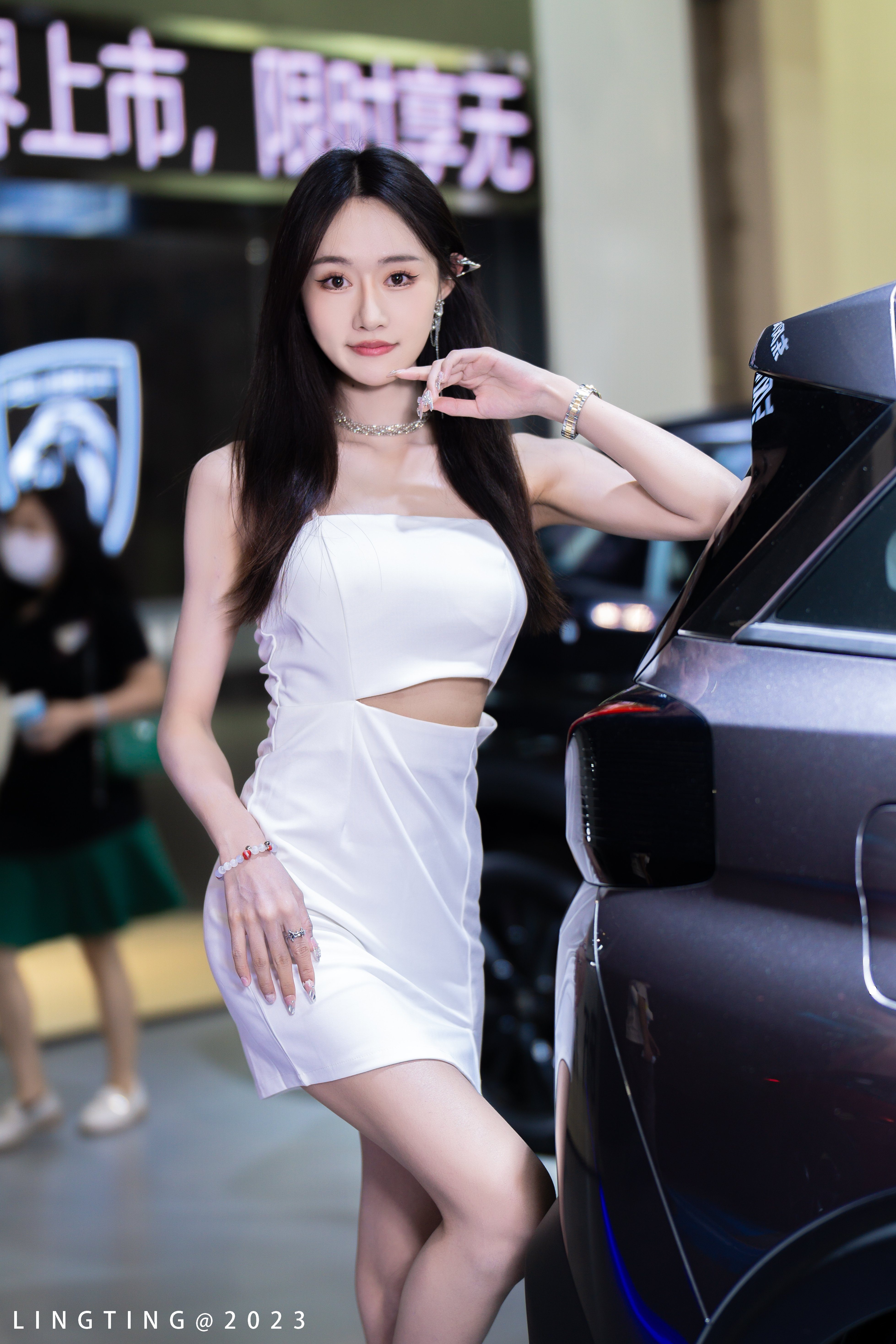 ” 2023东莞车展模特：K  摄影后期：​​​