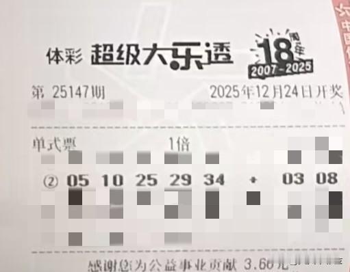 2026最想实现的一件事【晒票票】不辜负此刻，不畏惧将来。分享大乐透第25147