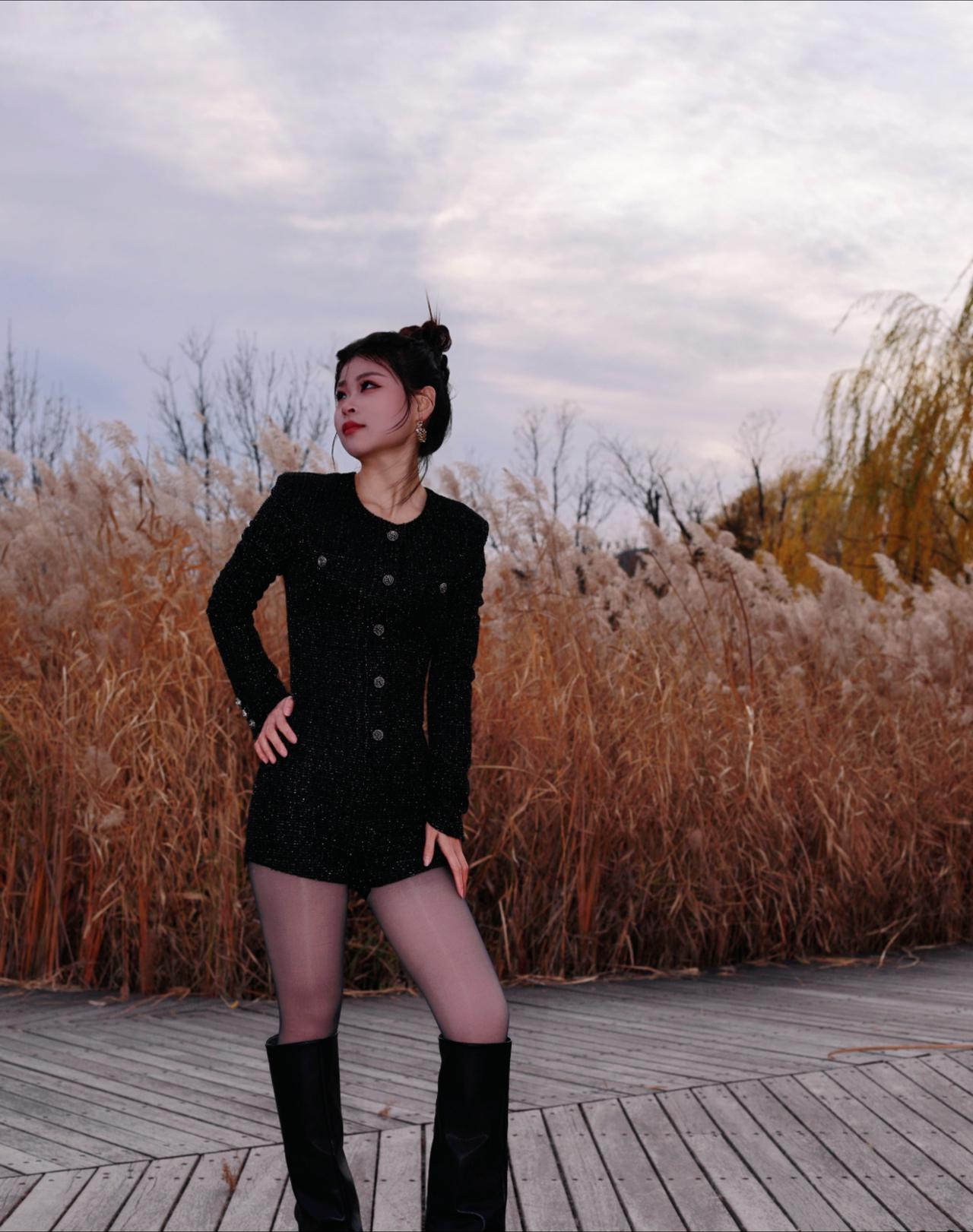 摄影约拍 人像写真 辣妹穿搭 晋阳湖偶遇随拍原创摄影