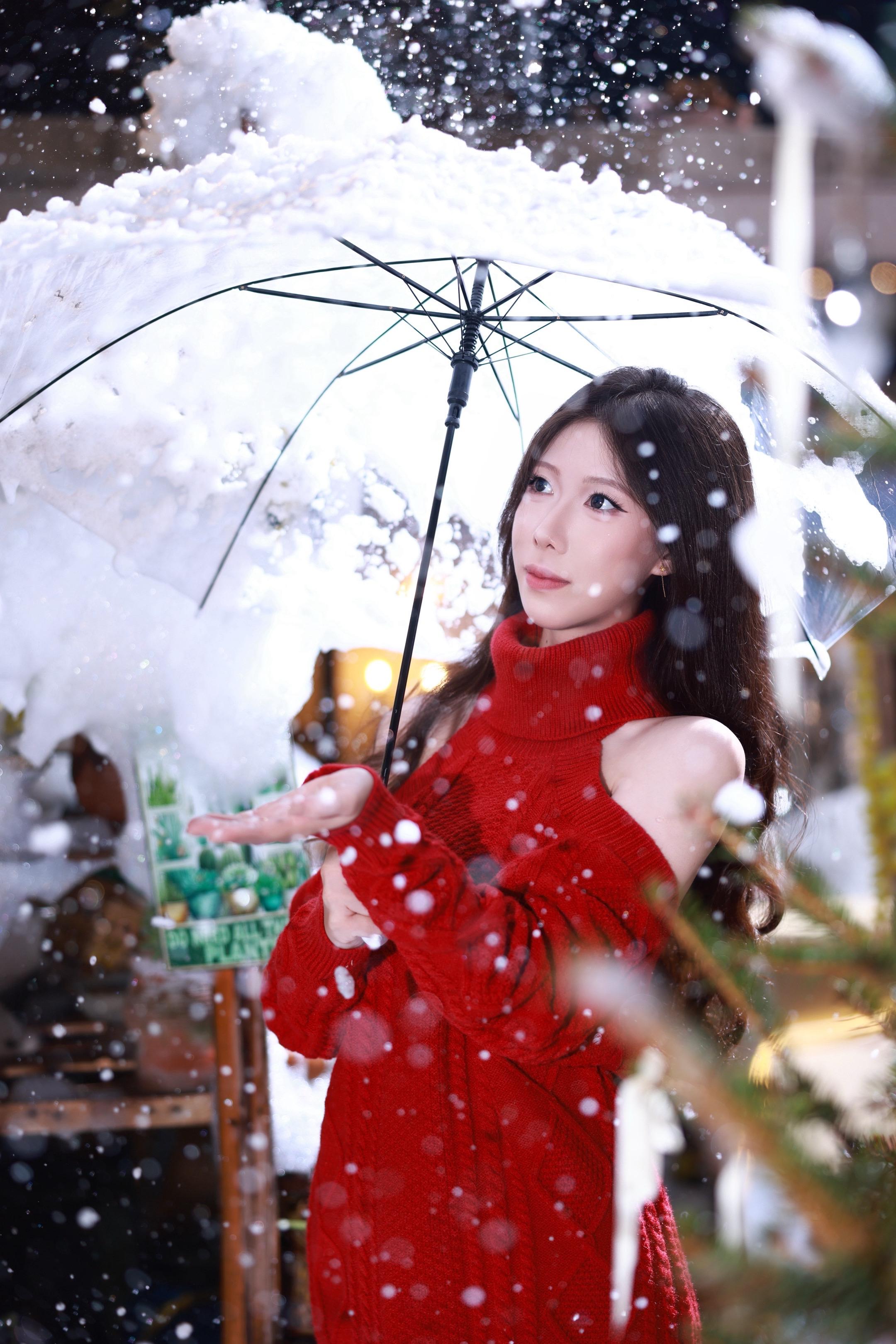 在湛江也能拍出美美的雪景啦。鹿森里互免约拍