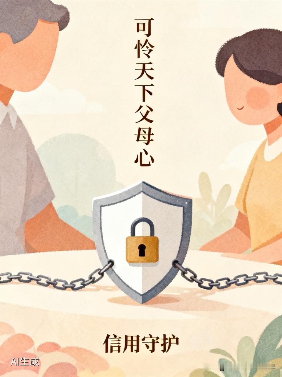 可怜天下父母心，这一把操作也是为了孩子，以免误入套路。中年人老张为孩子办了一个信