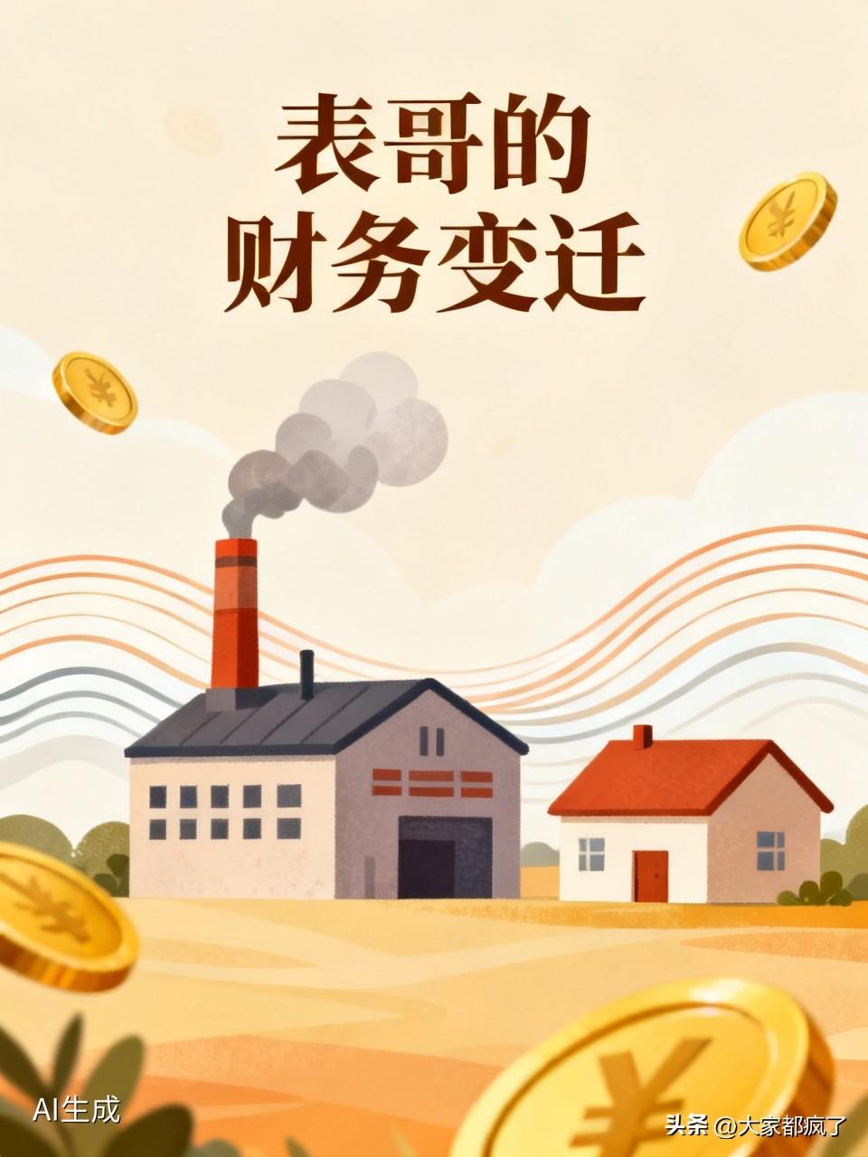 疫情期间，表哥来我家玩。他是一名老师，表嫂在做生意，家里大概有500万资产。
去