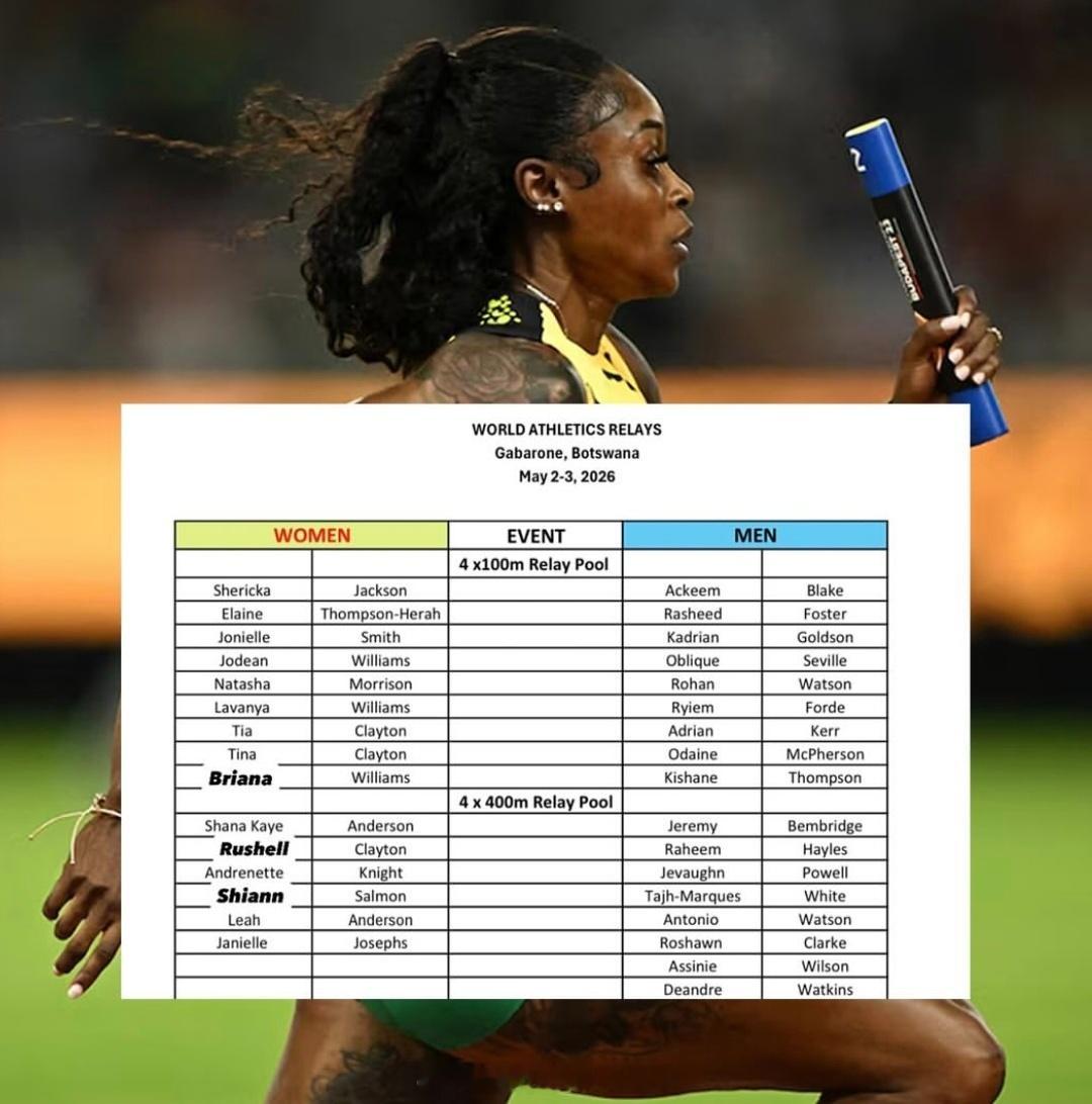 哈博罗内世界接力赛，牙买加队阵容田径说一哈你不知道的田径故事田径