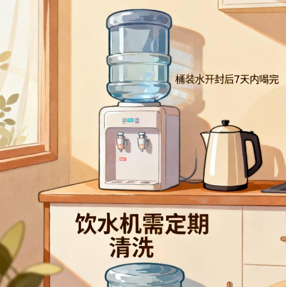 之前租房子贪方便，连续喝了大半年桶装水，直到某天发现饮水机出水口长了一层滑溜溜的