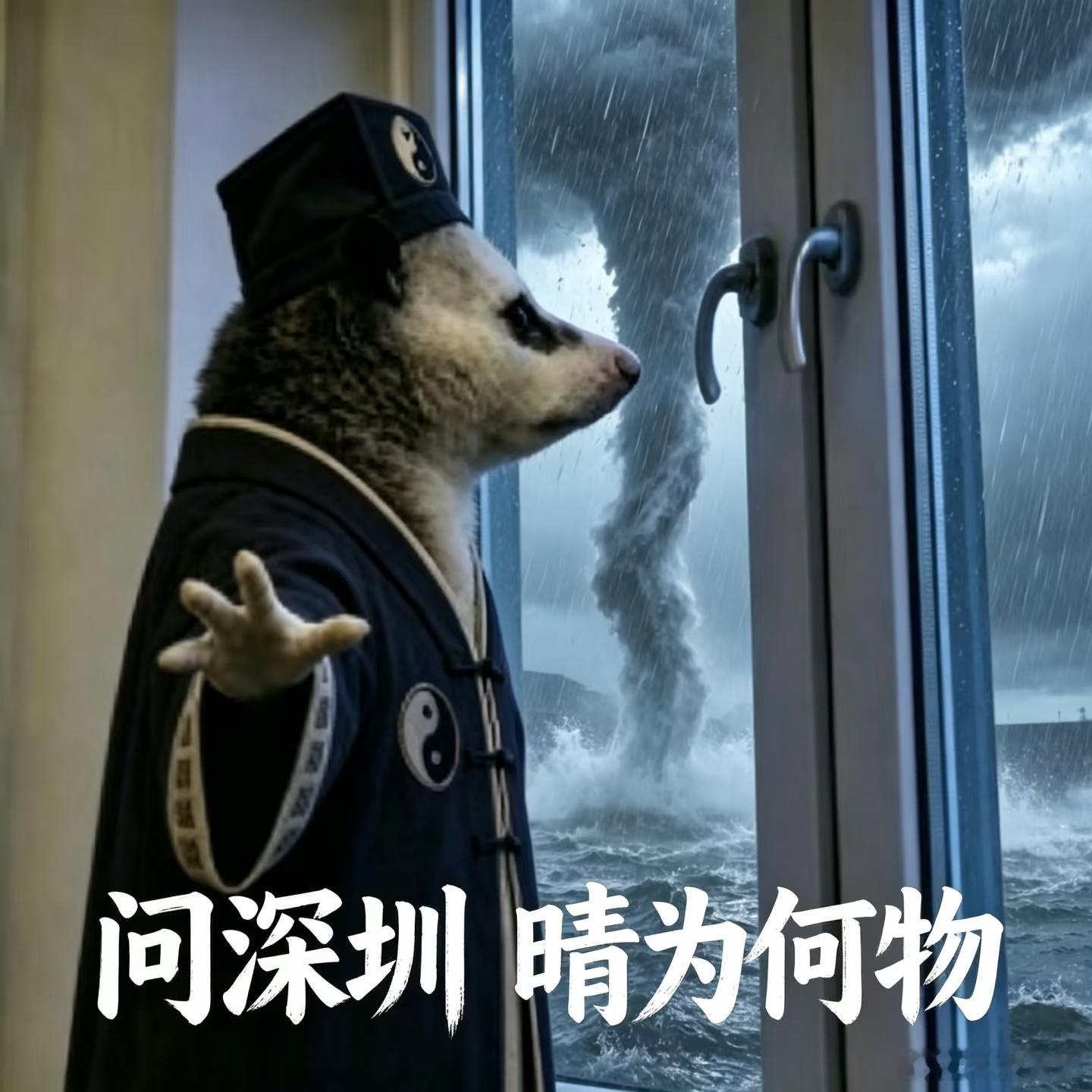 下雨天＋赶早班机心情好不起来一点儿深圳天气