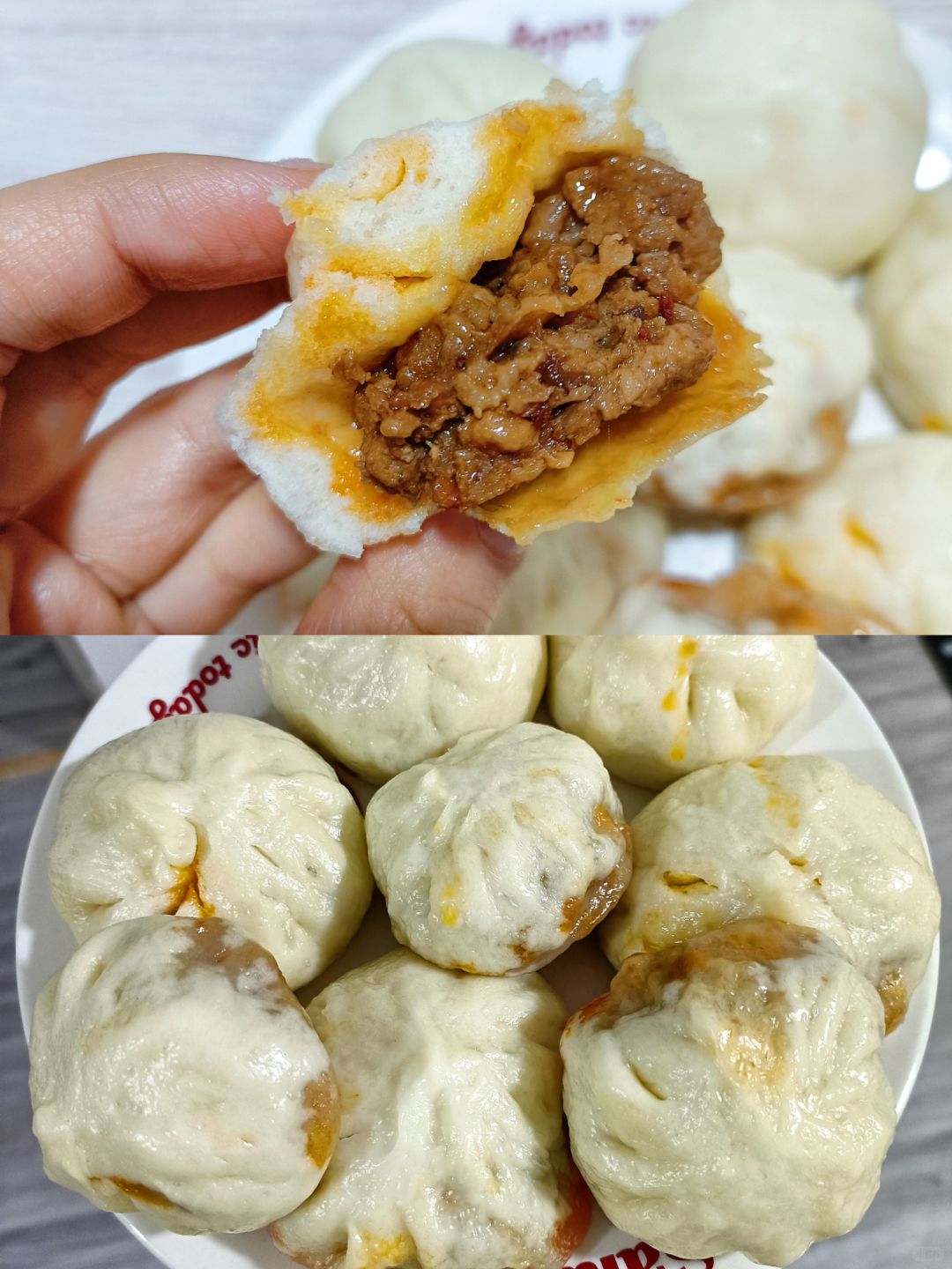 我做过最好吃的包子！油皮酱肉发面包子！