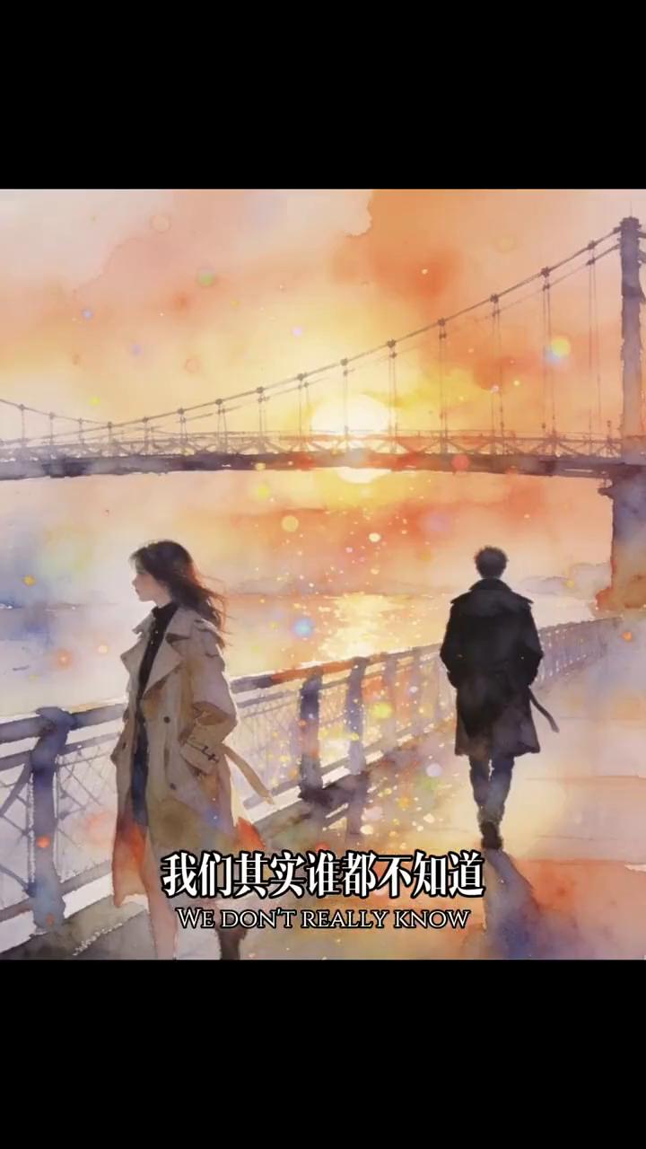 不要承诺未来这一年会发生很多事，我们会遇到很多人，未来会发生什么我们其实谁都不知