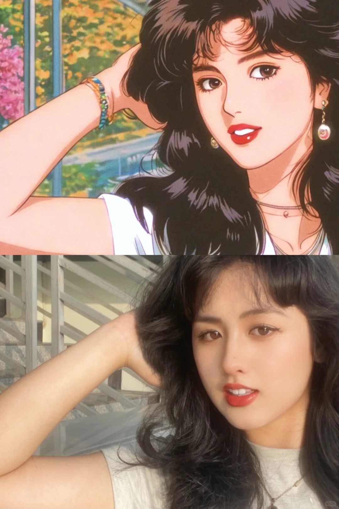 她突破了次元吧💥