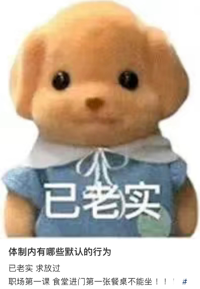 体制内有哪些默认的行为 
