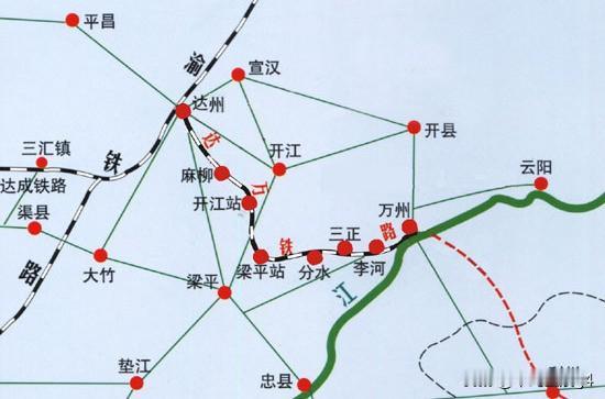 达万铁路预计2027年迎来三线并行铁路走廊还将迎来扩能改造，高铁双线跑高速客运，