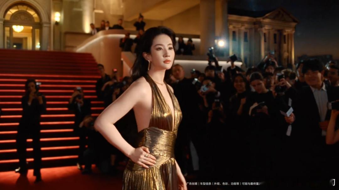 刚看到刘亦菲代言智界v9 了不冲别的，就冲她，智界V9真的有品位 