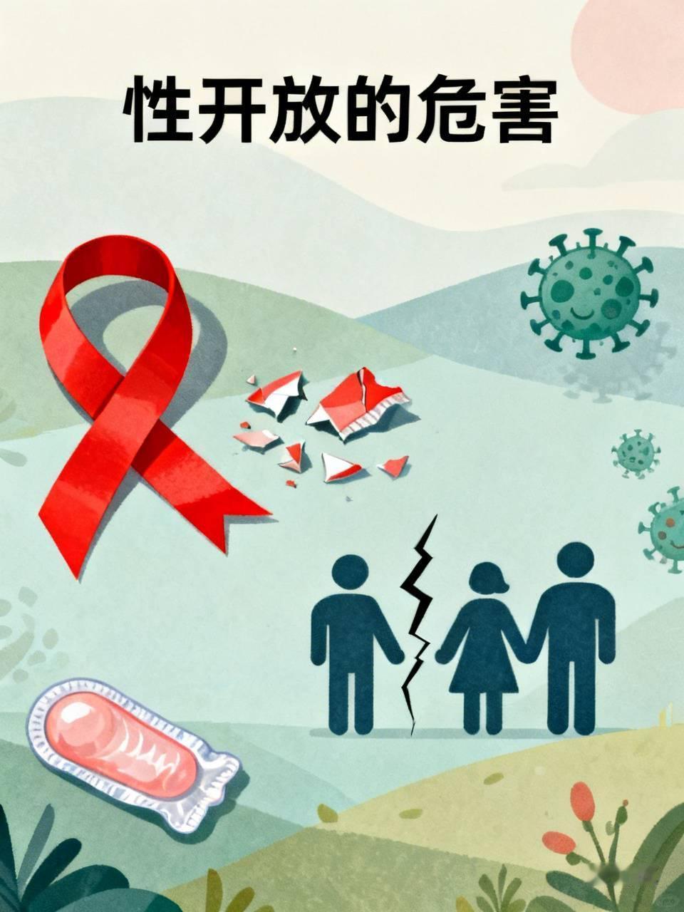 性开放，就是乱淫，因为它超越了夫妻的范围，超越恋人的范围，结果遍地艾滋病，离婚率