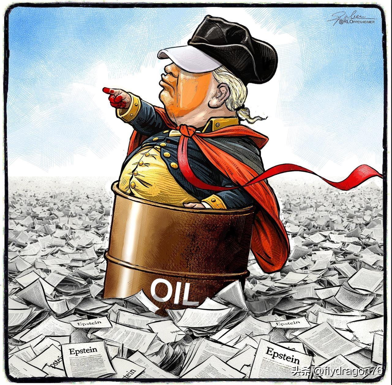 荷兰报纸《新鹿特丹商报》(NRC)生动地描绘了伟大的海军统帅特朗普如何驾驭爱泼斯