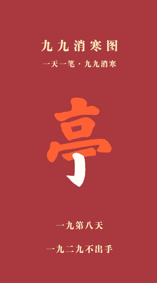 挥别2024迎接2025  生活手记 今天是一九第八天！ 