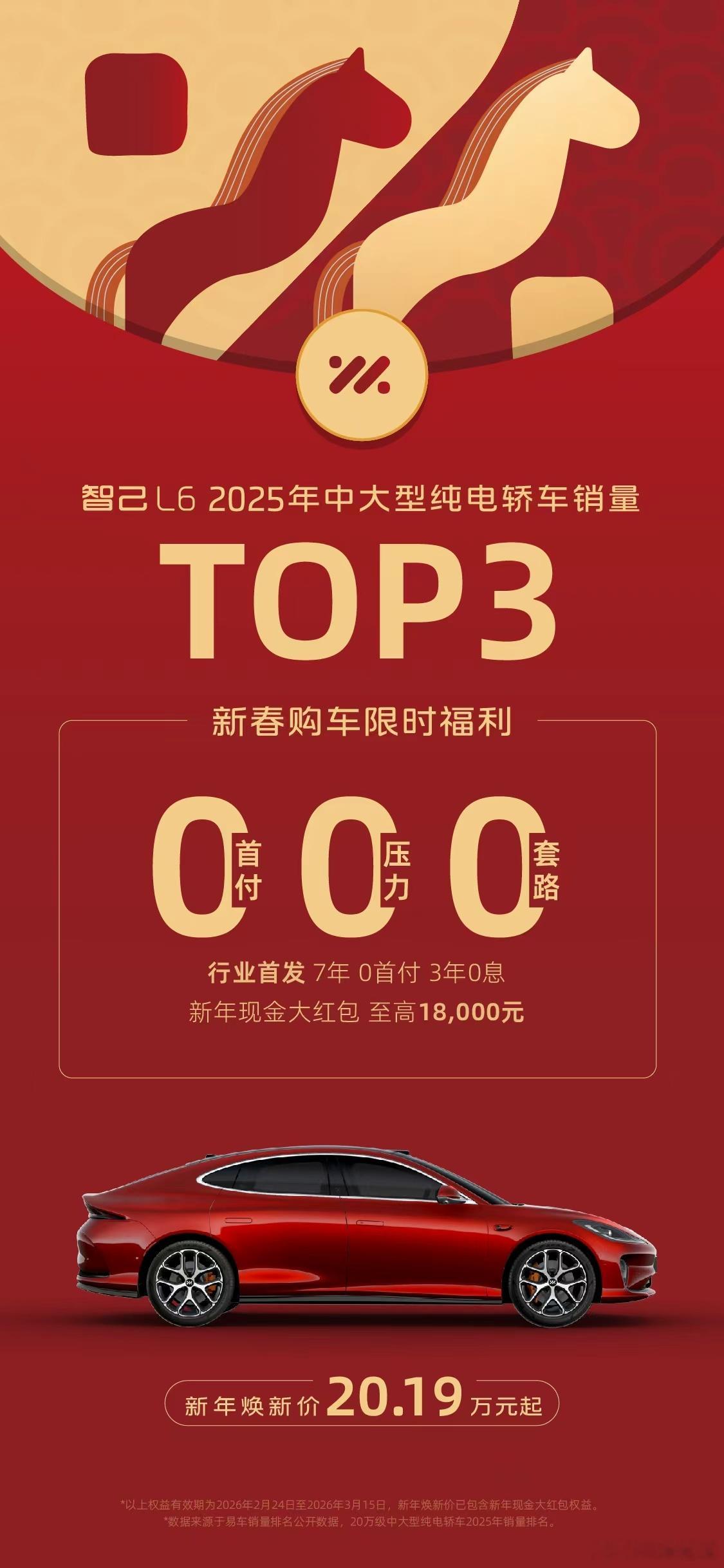 行业首发，智己汽车开年推出“7年0首付3年0息”购车方案！即日起至3月15日，购