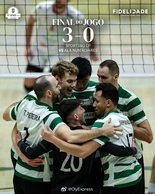 【葡萄牙男排联赛1/4决赛里斯本竞技轻取 李咏臻复出7分】中国排球留洋动态国际排