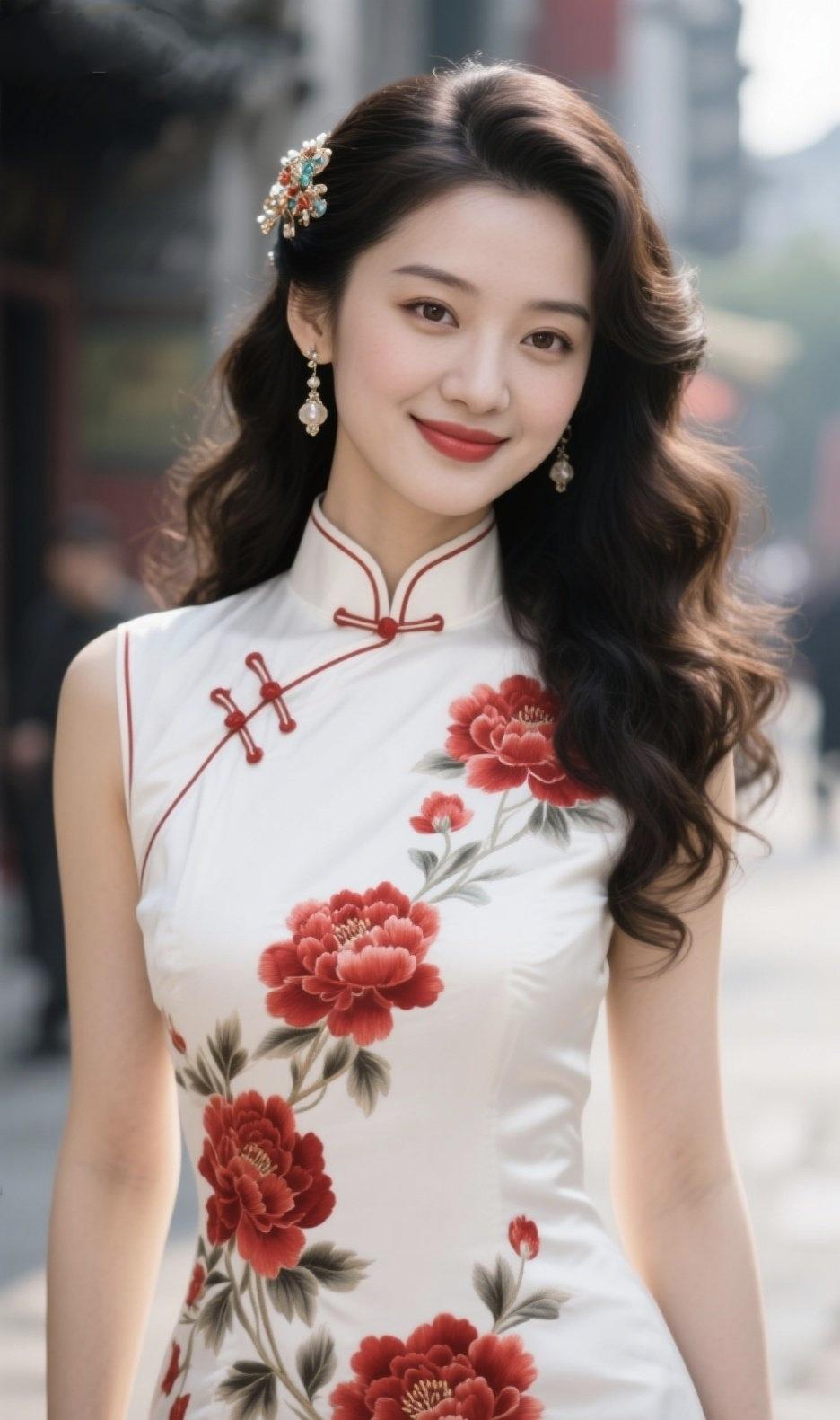 《时光不老，旗袍不散》
 
一针一线，缝进岁月清欢
一领一襟，揽尽人间温婉
青花