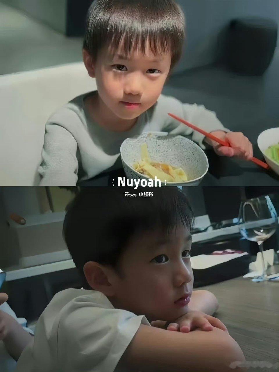 黄磊小儿子长得好像黄磊长的不像，黄磊是双眼皮，更像LX咋回事？当然小孩子越会越变