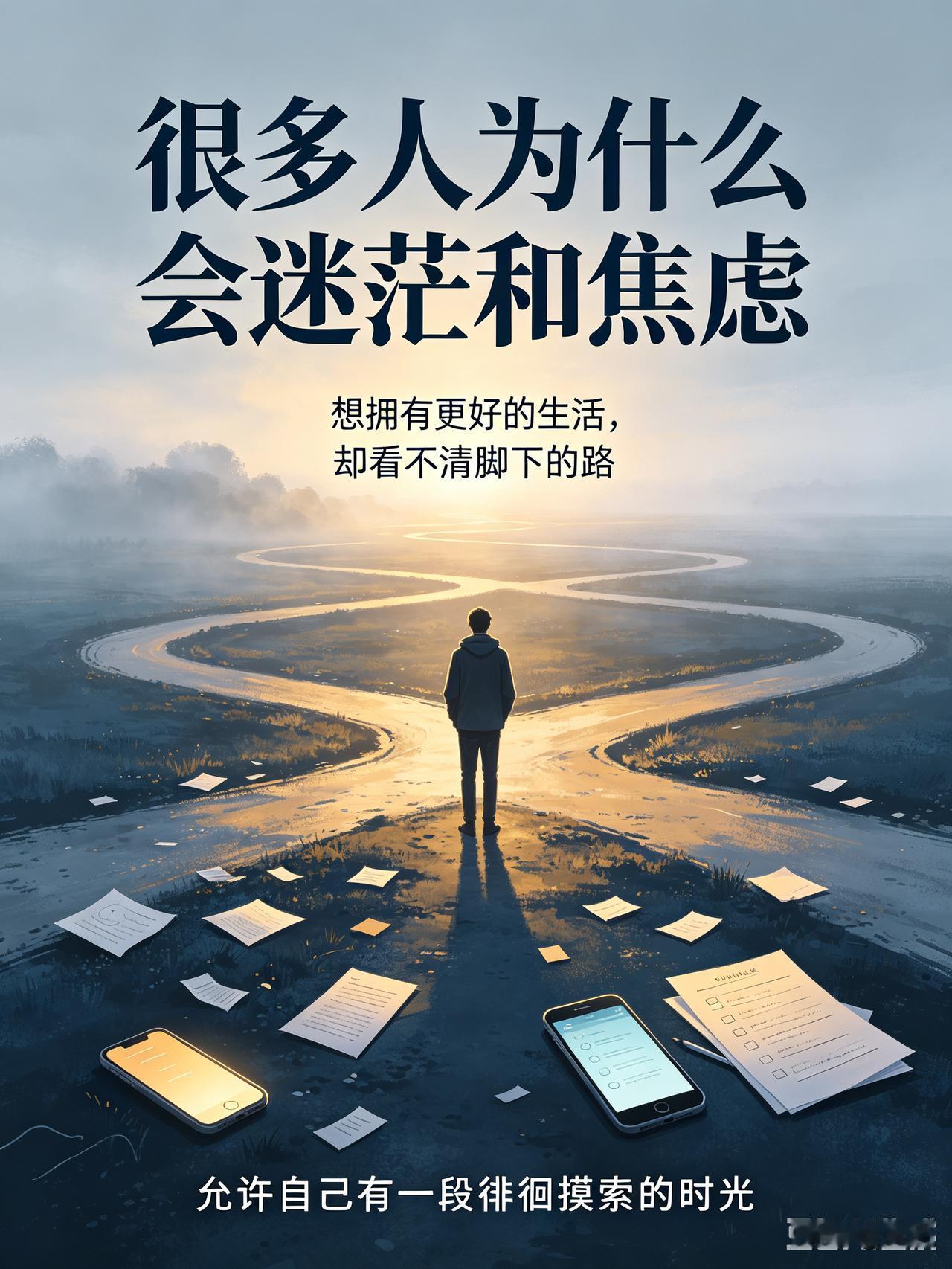 很多人为什么会迷茫和焦虑，并非单纯是不够努力，而是欲望与现实之间，横亘着一道看不