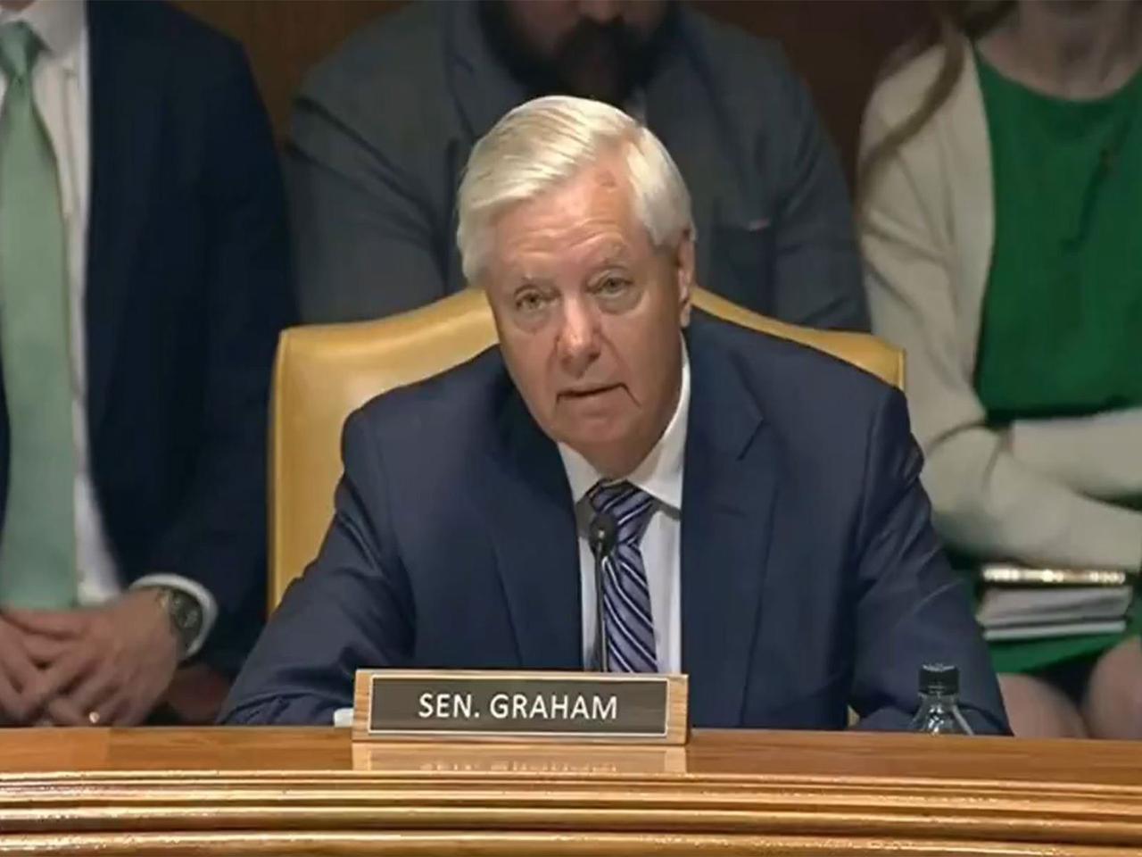 共和党参议员林赛·格雷厄姆（Lindsey Graham）猛烈抨击巴基斯坦，他说