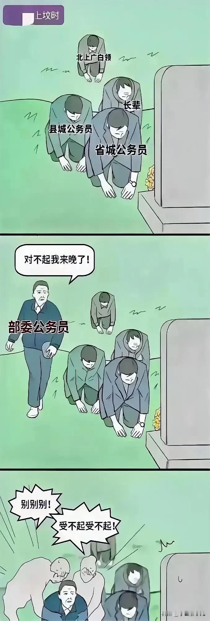 都说山东的公务员地位很高，体制内级别意识很强，哪怕是春节祭祖也得跪前边，还有的甚