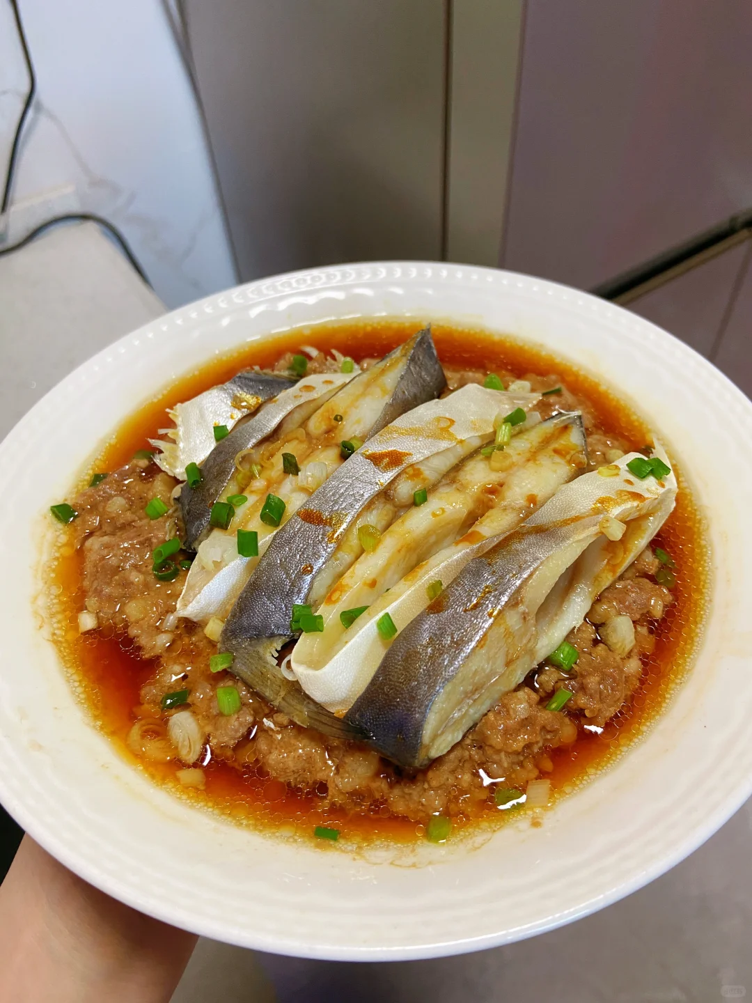 鲳鱼干肉饼  广东人才懂这道菜有多送饭！！