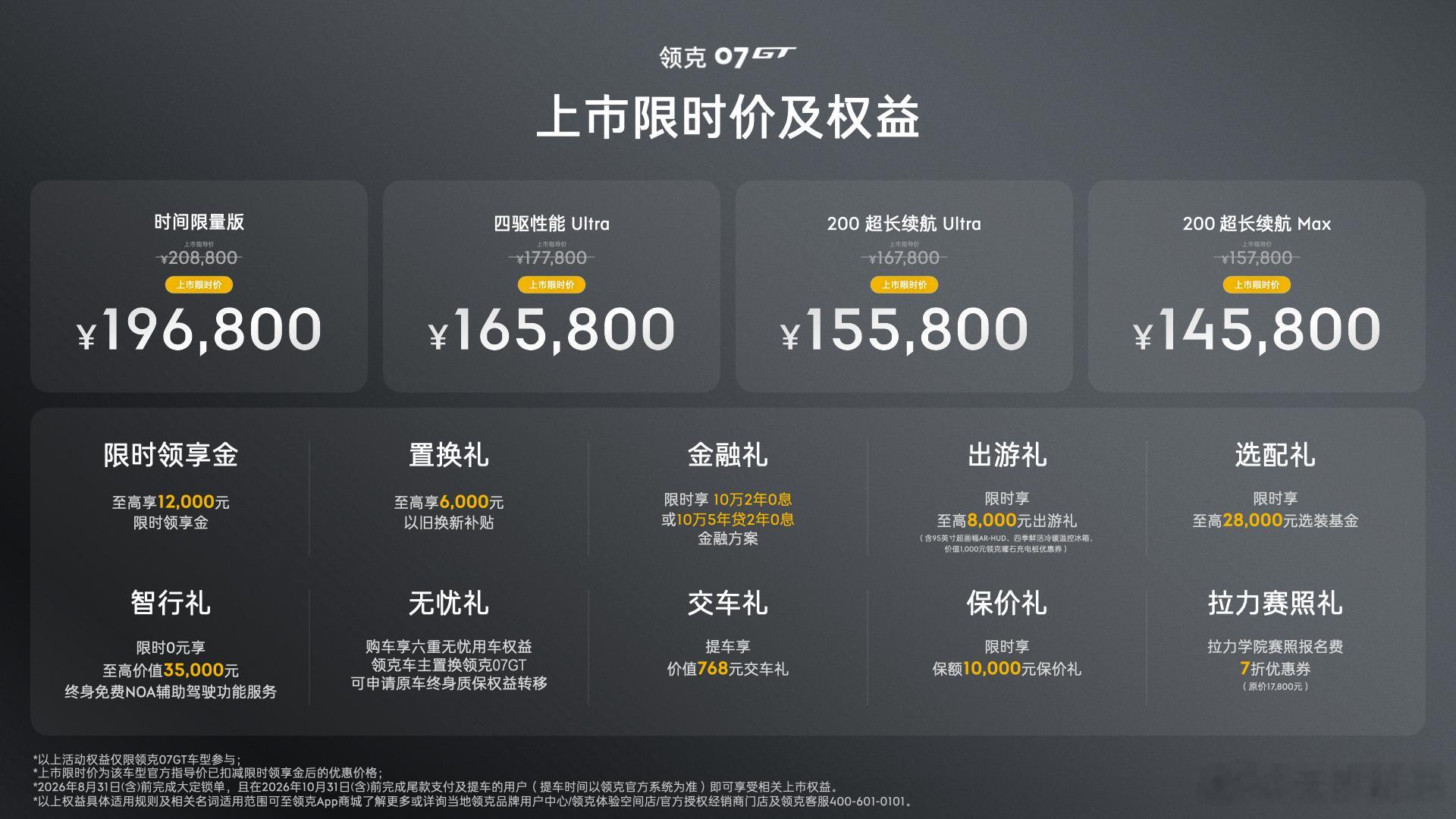 7 月 23 日领克 07GT 正式上市，限时售价 14.58-19.68 万元
