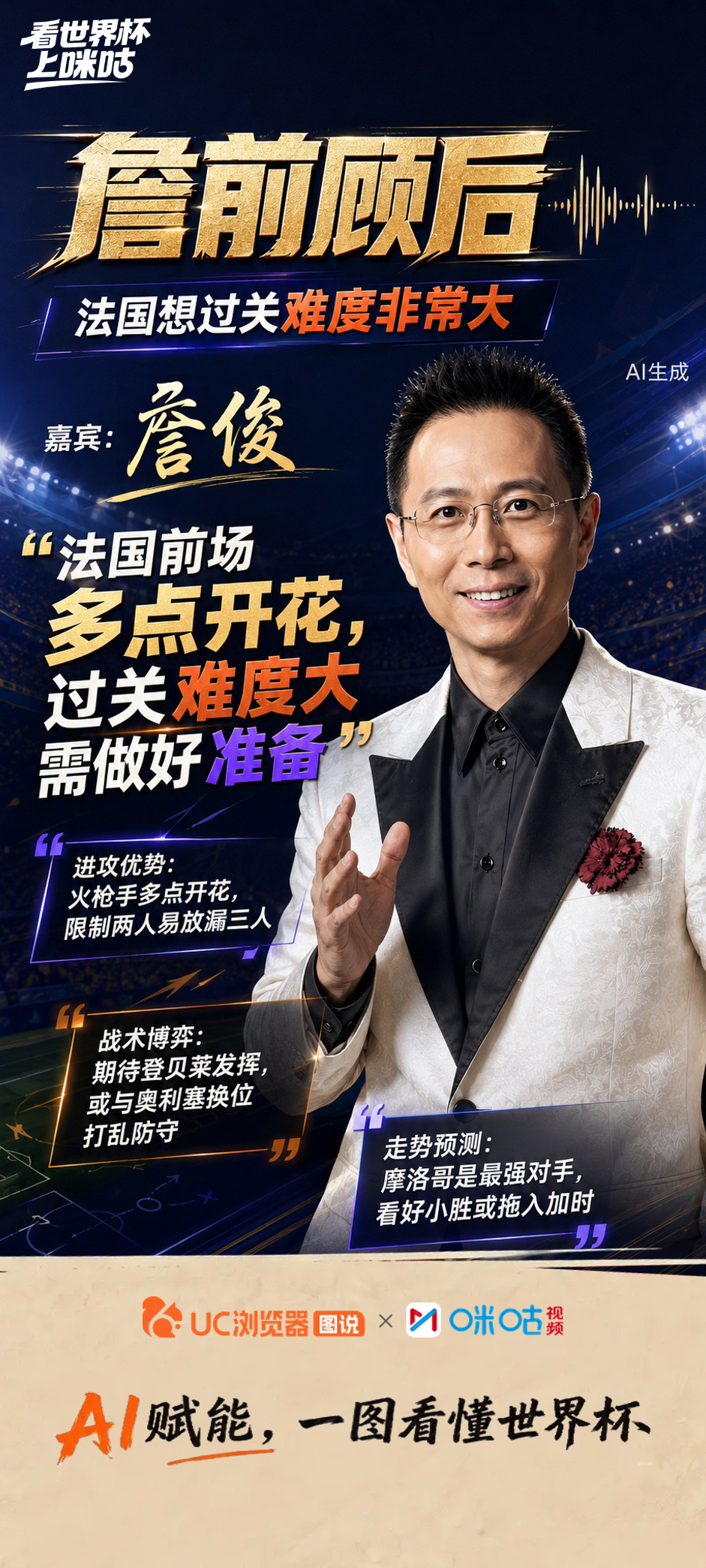《詹前顾后》第21期精彩回顾：🎙️谈阿根廷后防隐忧：防线的问题跟过于依赖两个边