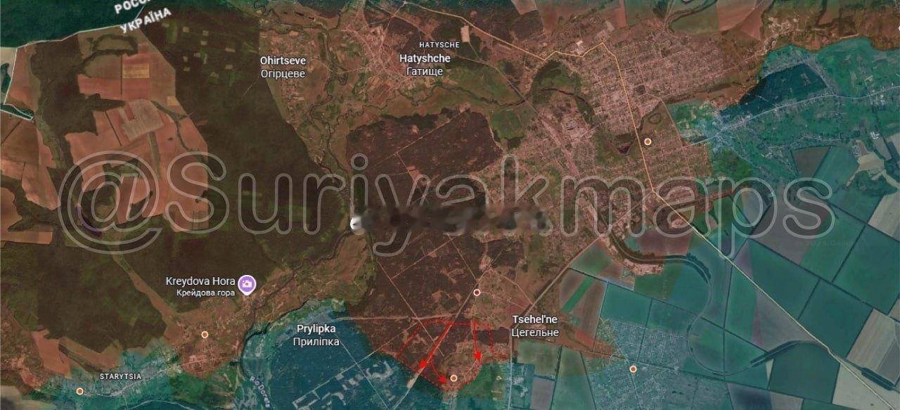 俄乌局势第1372天：

哈尔科夫北部局势：俄军继续在利曼内部推进，并控制了该地