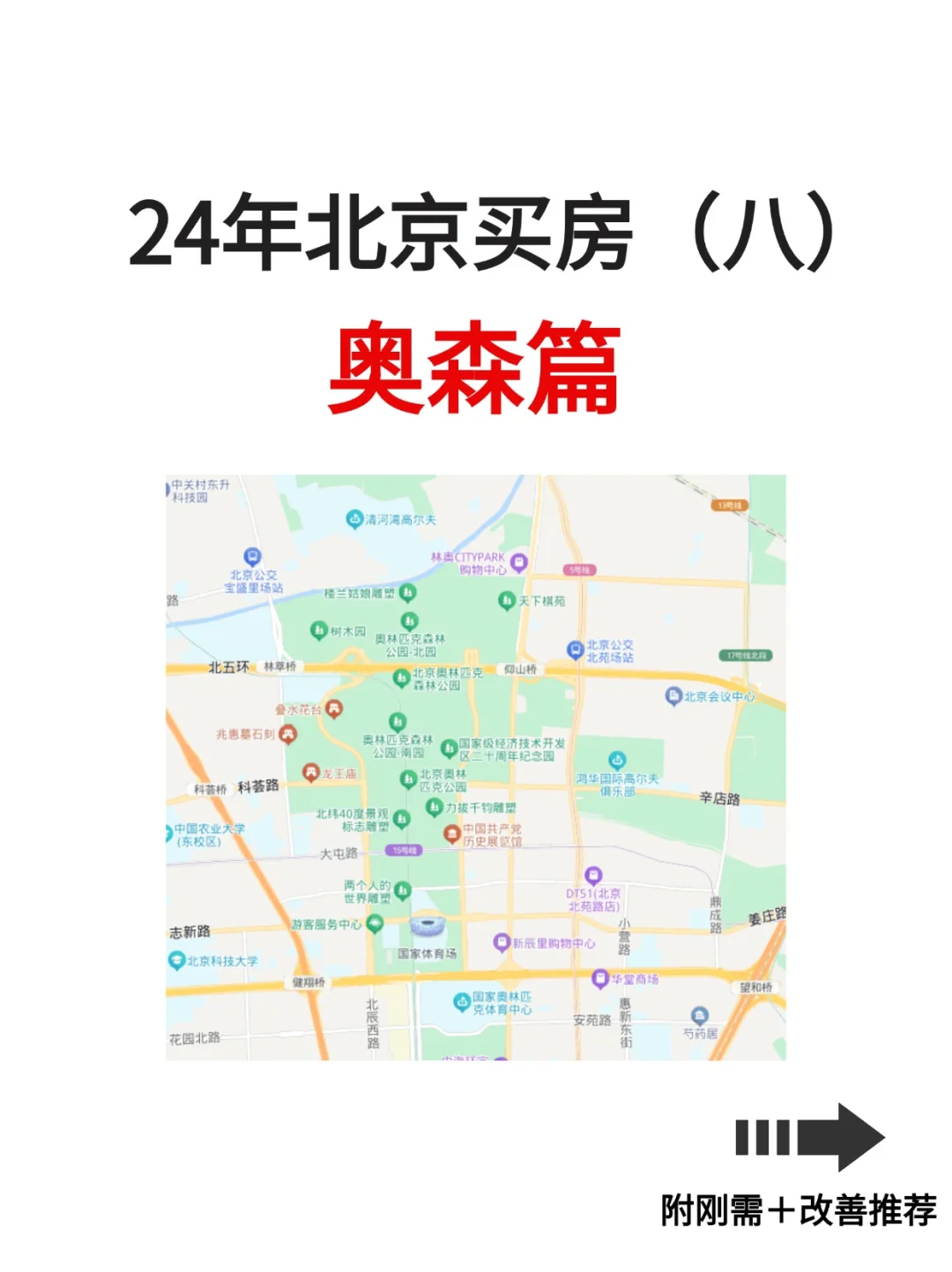 24年北京买房（八）：奥森篇（附小区推荐）！