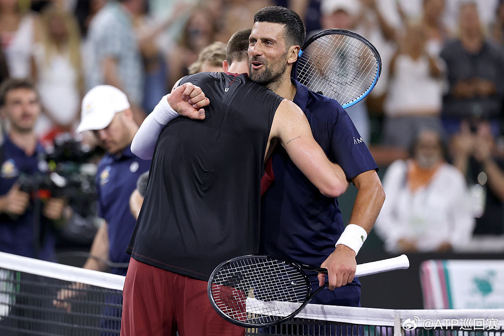 这一刻，传奇无需奖杯加冕👑把掌声送给德约科维奇👏德约科维奇无缘印第安维尔斯八