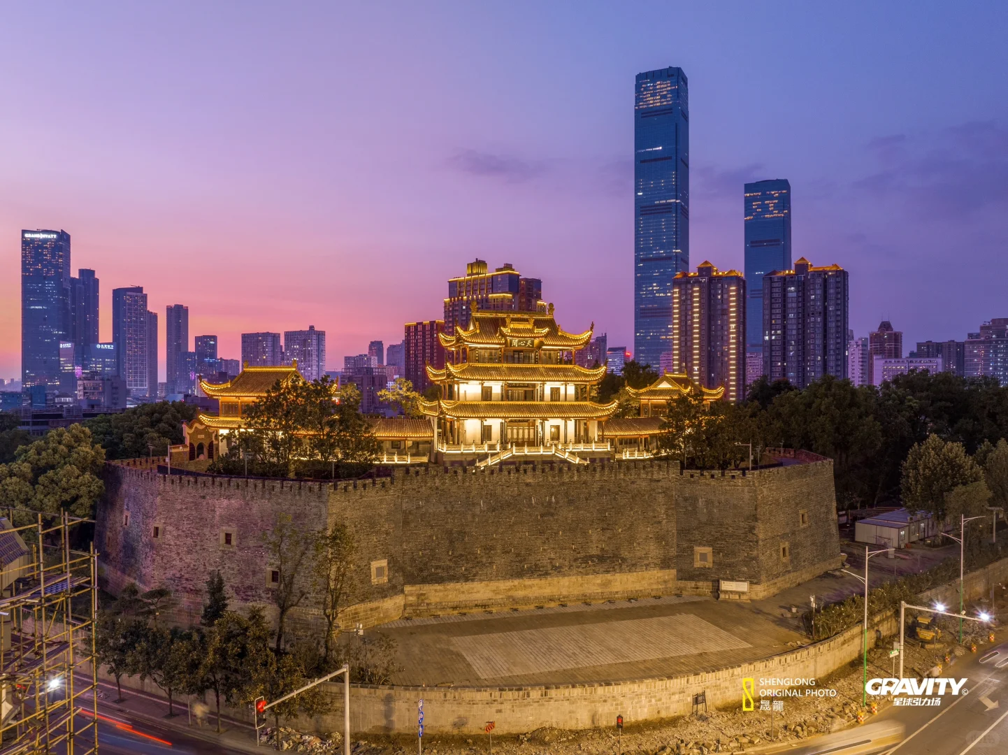 焕然一新💡天心阁与晚霞浪漫的历史之美