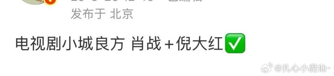 🍉《小城良方》肖战➕倪大红 ​​​