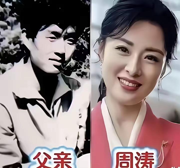 董卿和老爸
朱迅和老爸
周涛和老爸
舞台上知性从容的董卿，在父亲面前仍是宝贝女儿
