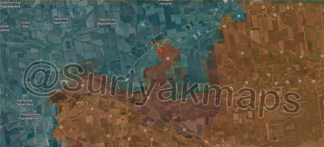 俄乌局势第1364天：

新帕夫洛夫斯卡亚前线形势：在过去三天里，俄军继续在诺沃