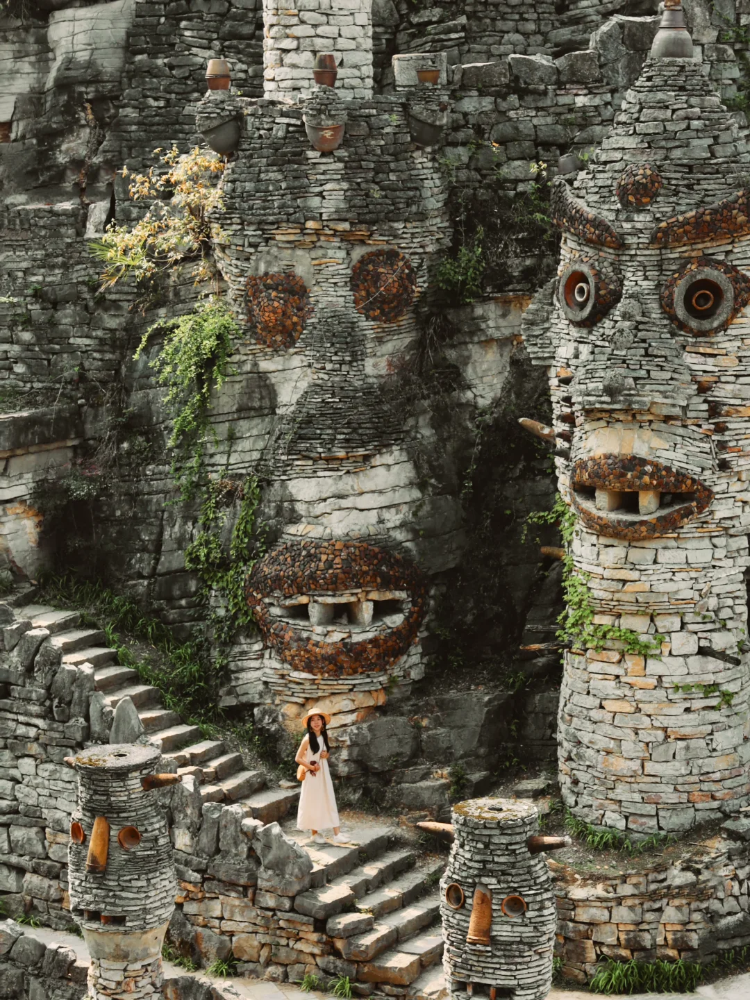 闯进一个神秘部落‼️贵阳石头王国🏰一日游