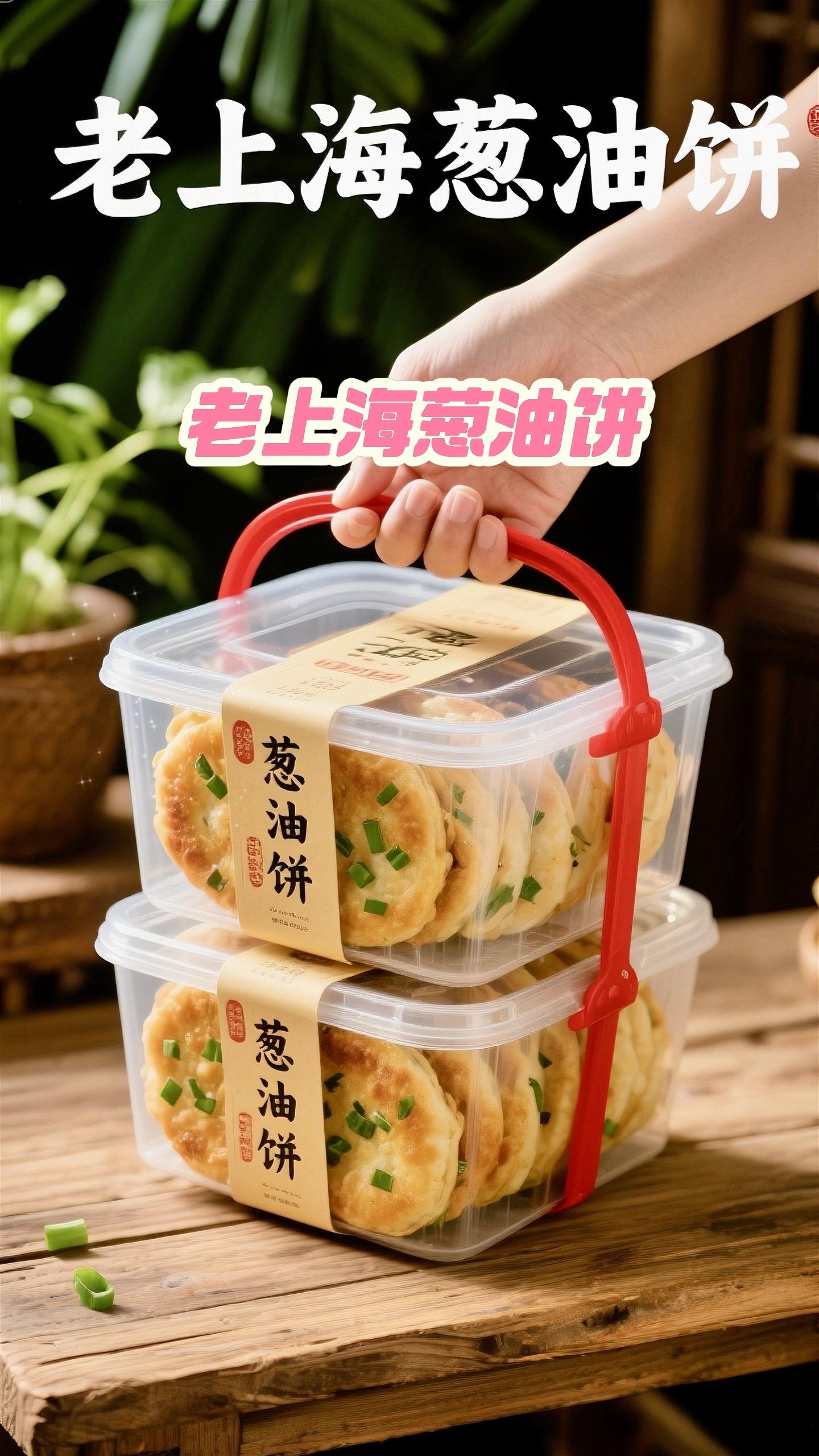 【上海葱油饼｜一口酥香，满嘴回忆】   金黄酥脆，葱香四溢！老上海的味...