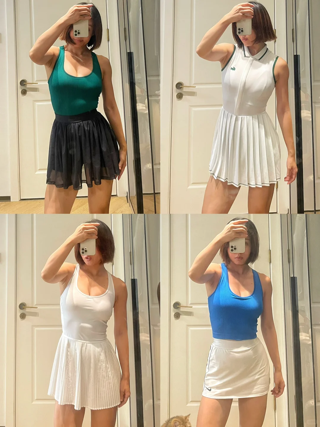 一周网球穿搭🎾不涨球，只涨穿搭