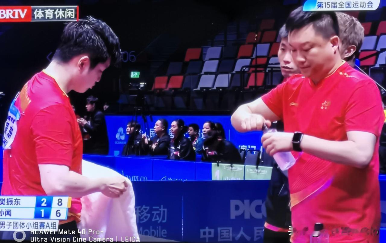 面对强大的樊振东，陈杞对孙闻说，你打不过是打不过，但你得打出技战术来，不能松懈。