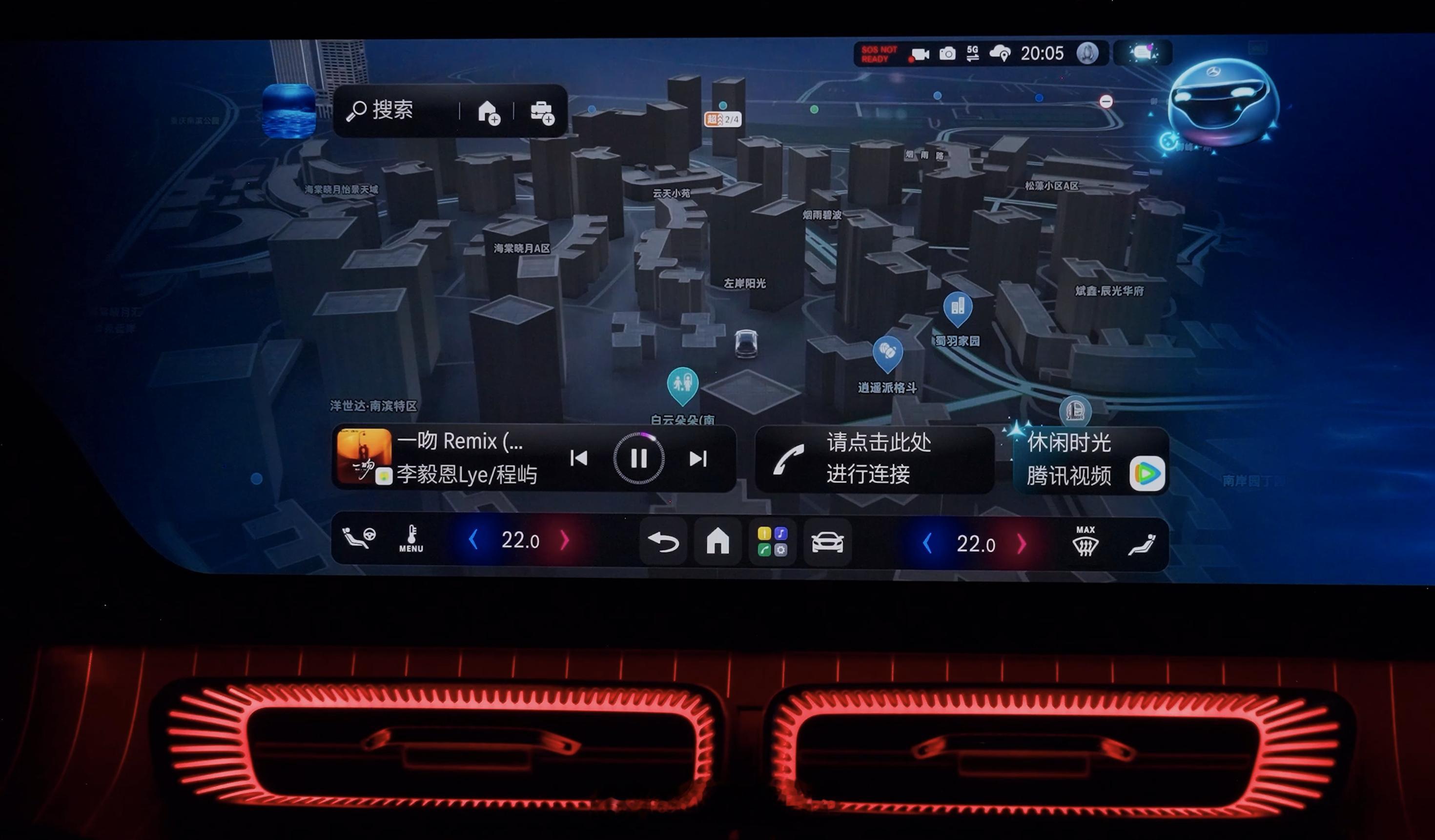 奔驰今年的智能化在车展上有一些最新的分享奔驰选择了两个很重要的合作伙伴，一个是和