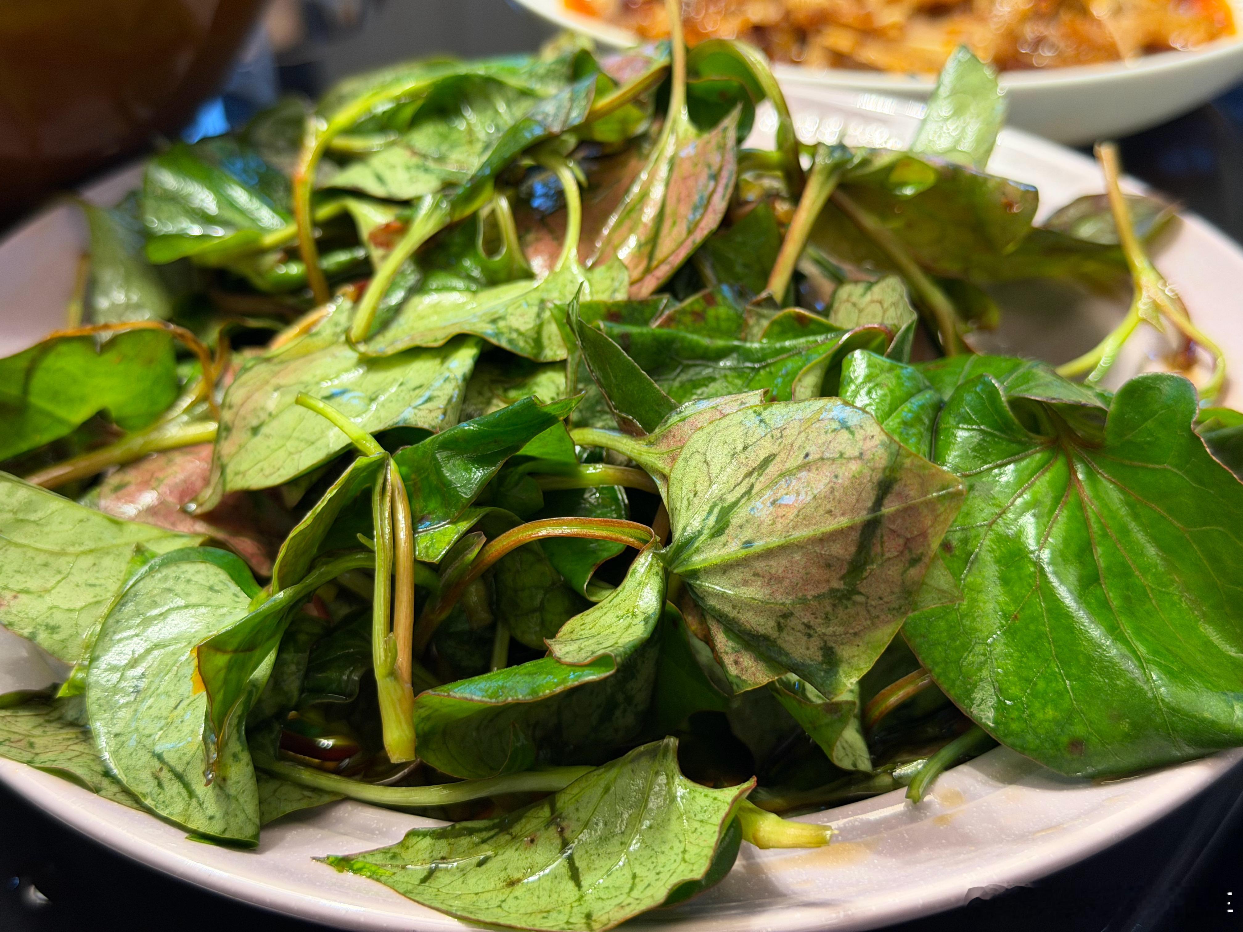 这是什么菜？吃起来挺好吃的啊！谁认识这是啥菜第一次来朋友家吃饭走南闯北的咱也不能