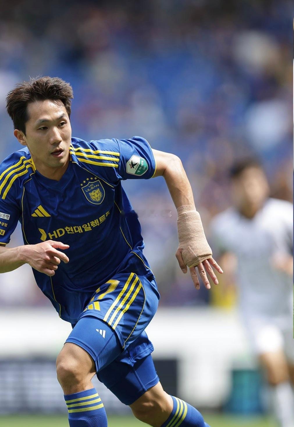 北京国安北京国安 本轮K联赛蔚山HD 5：1 光州FC的比赛中，姜祥佑终于回到首