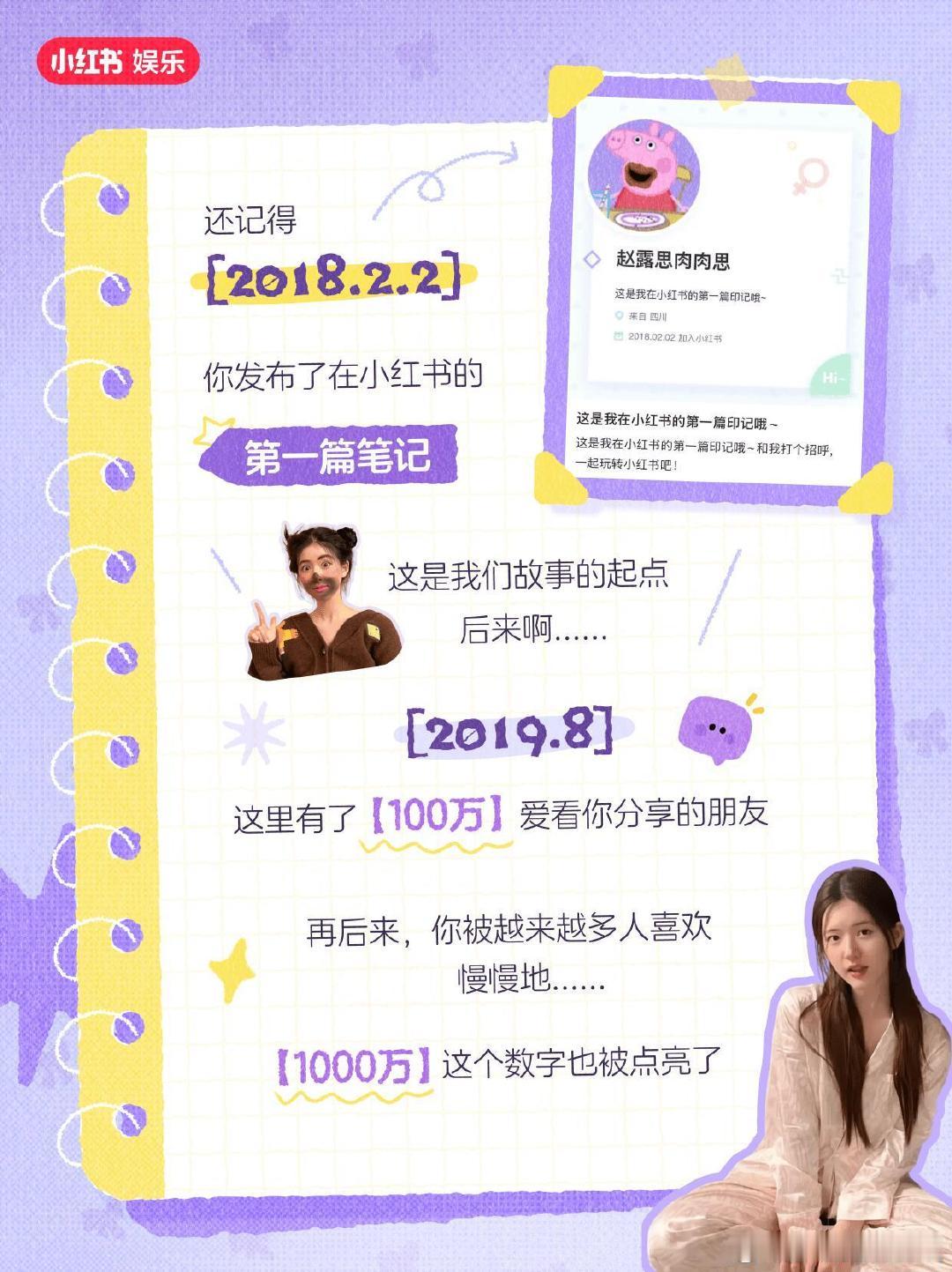 赵露思直播战报赵露思直播实绩图赵露思成红薯首位 2000 万粉丝创作者啦！官方都