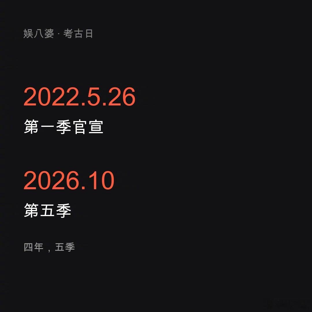 考古一下：《开始推理吧》第一季官宣，是 2022 年 5 月 26 日。那时候它